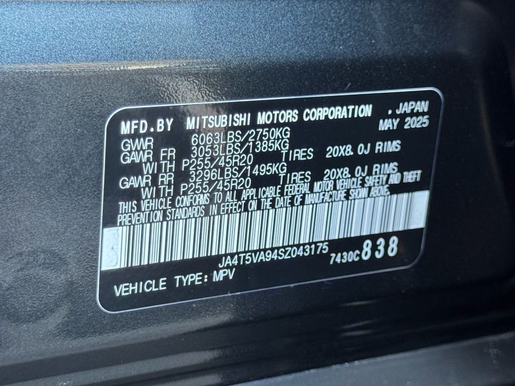 2025 Mitsubishi Outlander PHEV SE