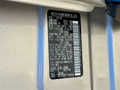 2024 Nissan Rogue Platinum