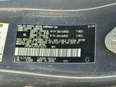 2025 Toyota Land Cruiser Base