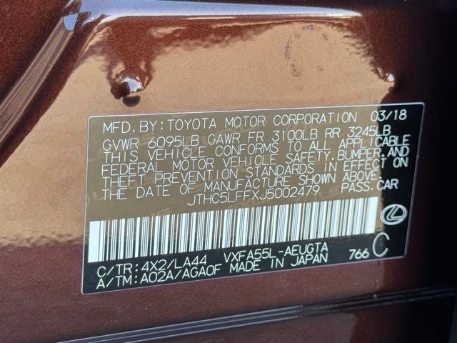 2018 Lexus LS 500 Base