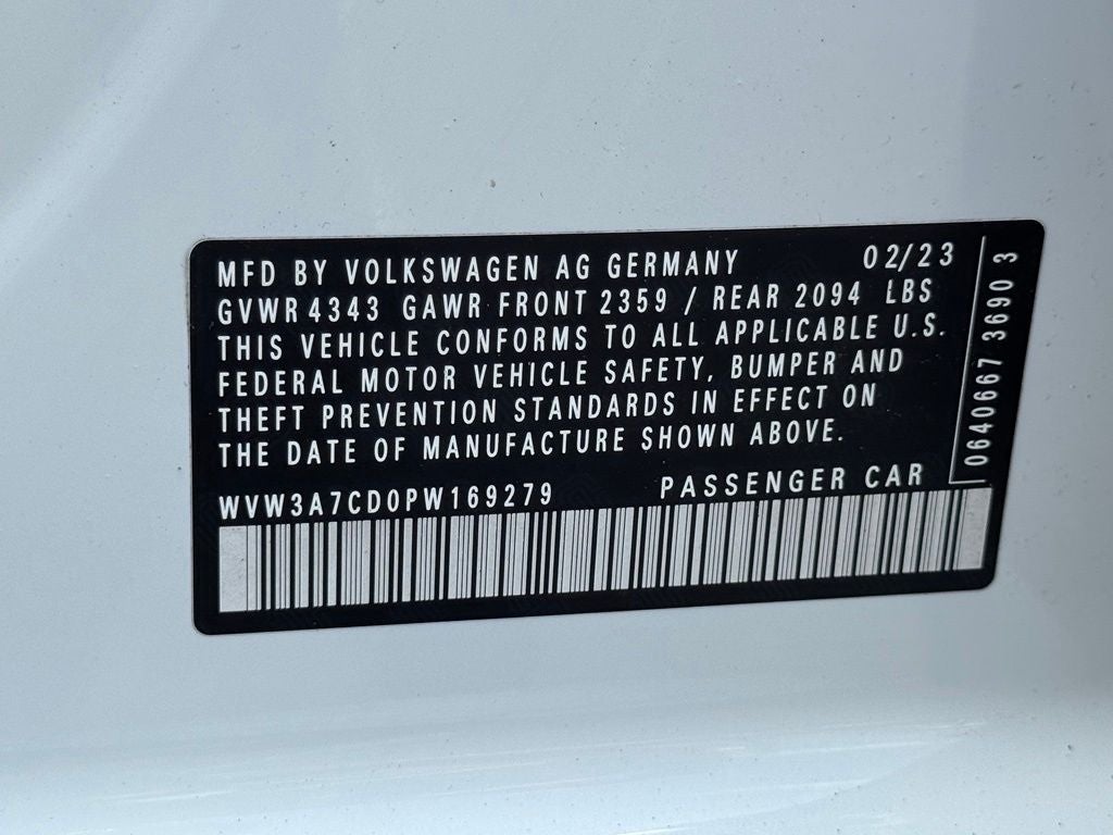 2023 Volkswagen Golf GTI 2.0T SE