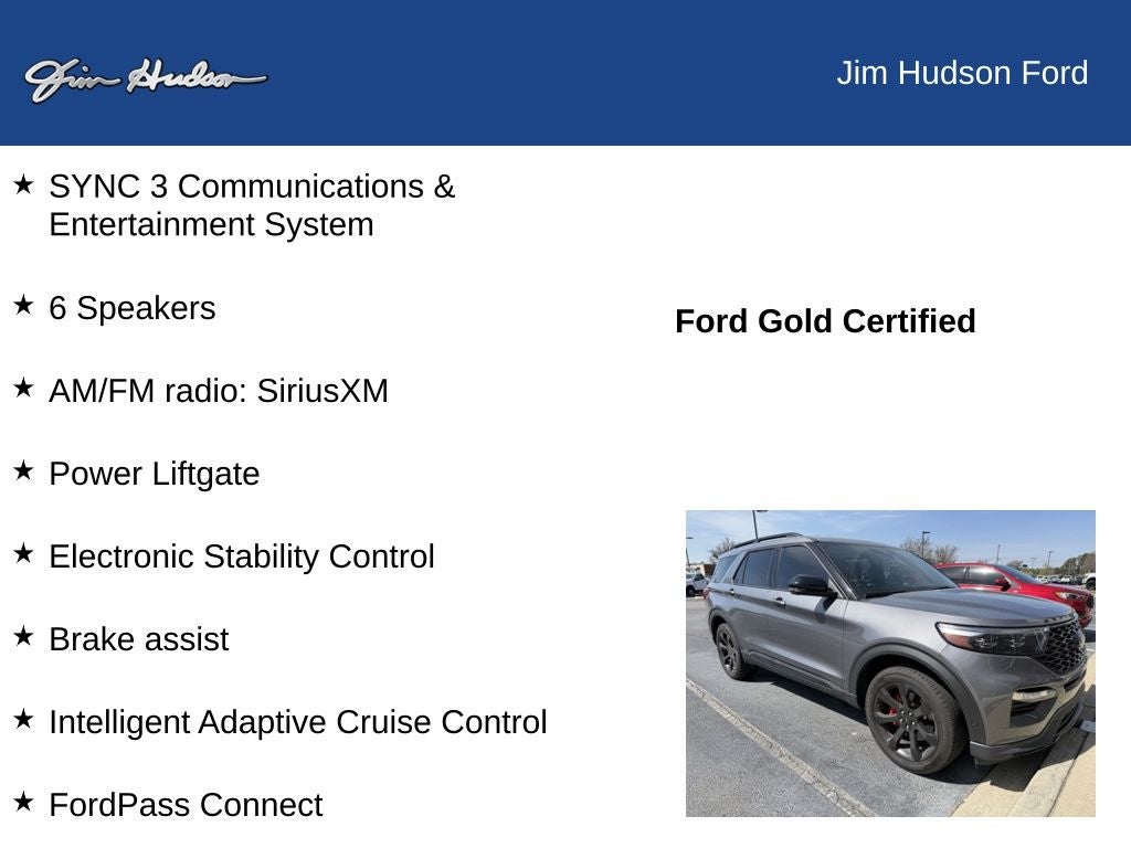 2022 Ford Explorer ST CERTIFIED PREMIUM PACKAGE 400HP