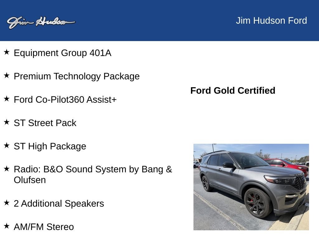 2022 Ford Explorer ST CERTIFIED PREMIUM PACKAGE 400HP