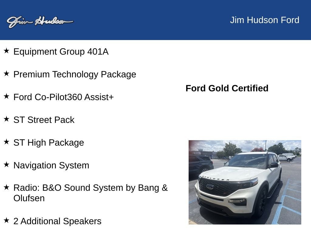 2021 Ford Explorer ST CERTIFIED PANO ROOF TECH PACKAGE
