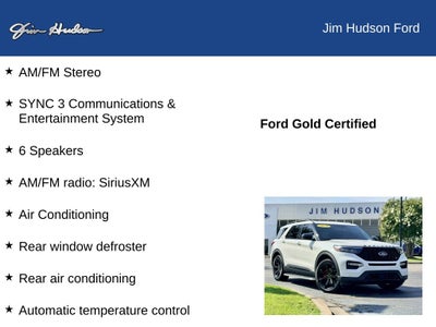 2021 Ford Explorer ST CERTIFIED PANO ROOF TECH PACKAGE