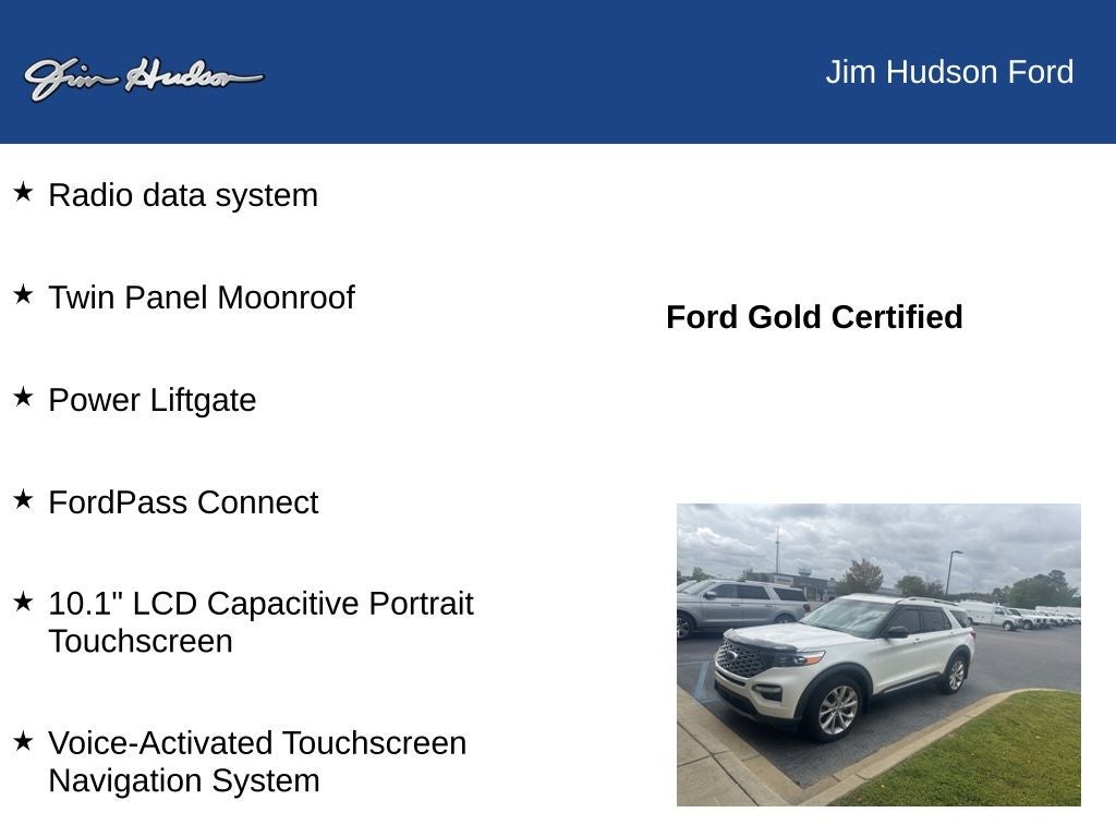 2022 Ford Explorer Platinum CERTIFIED HYBRID GREAT ON GAS