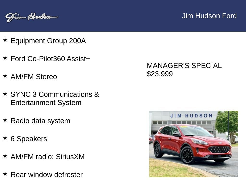 2022 Ford Escape SE CERTIFIED CO PILOT 360 ASSST +