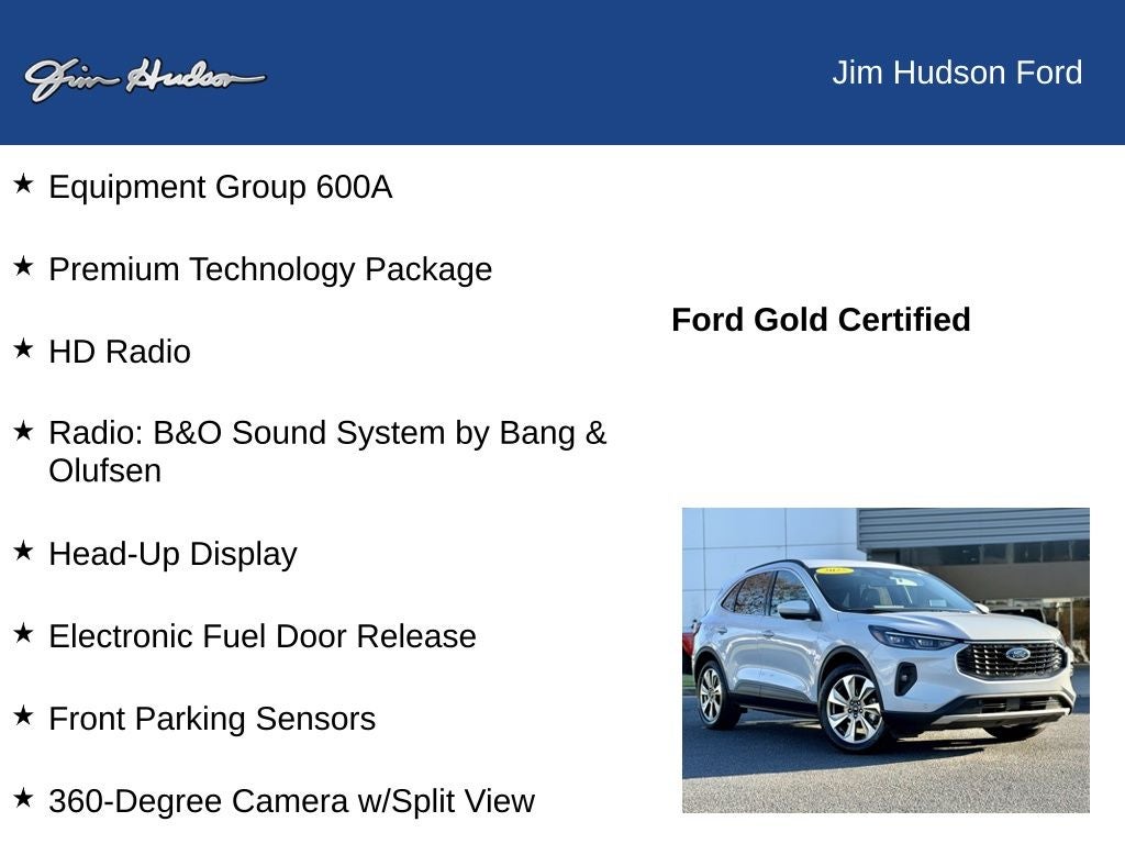 2025 Ford Escape Hybrid Platinum CERTIFIED PREM TECH PACKAGE