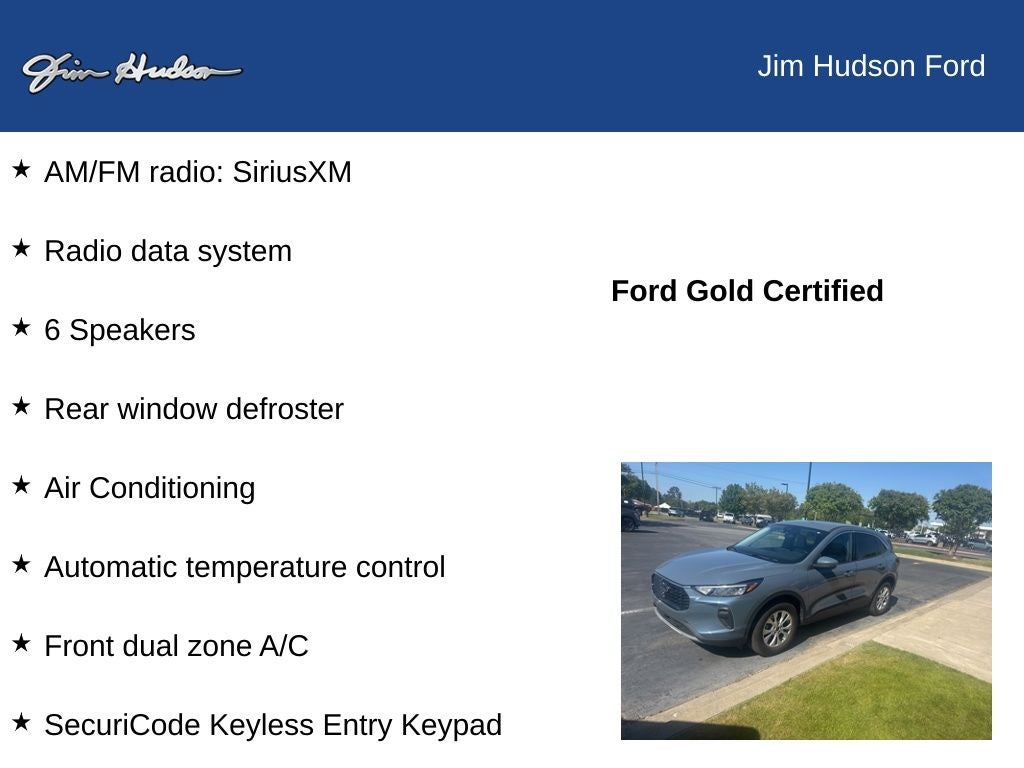 2023 Ford Escape Active CERTIFIED TECH 2 PACKAGE MAMORY/COLD PACKAGE