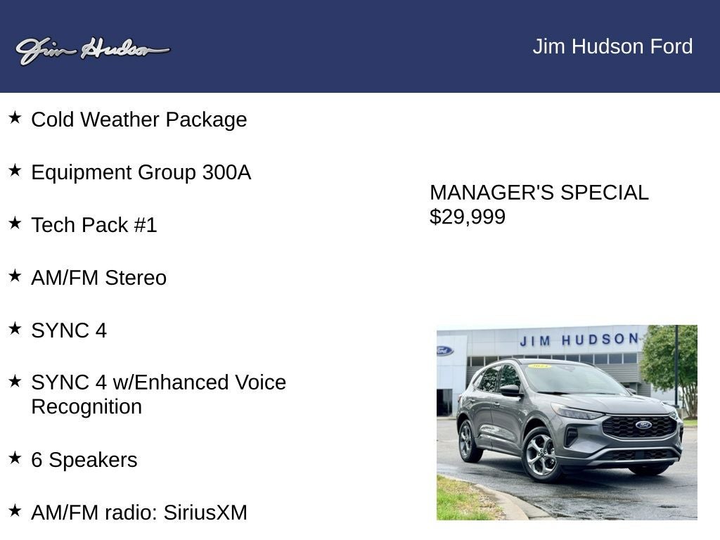 2024 Ford Escape ST-Line CERTIFIED PANO ROOF TECH PACKAGE