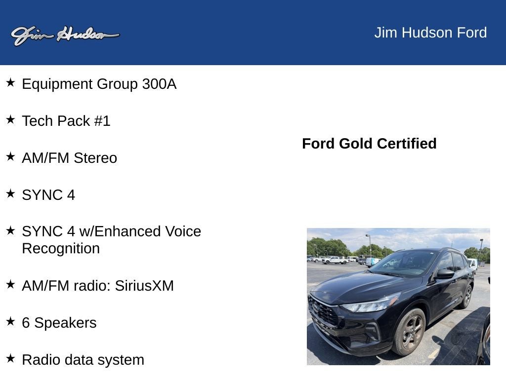 2023 Ford Escape ST-Line CERTIFIED TECH PACKAGE