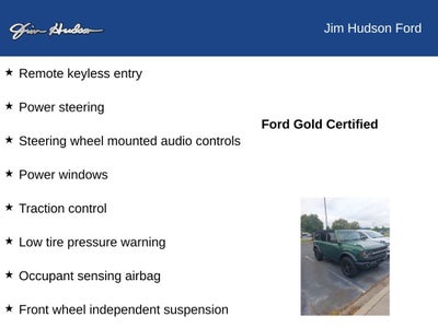 2024 Ford Bronco Black Diamond FORD CERTIFIED
