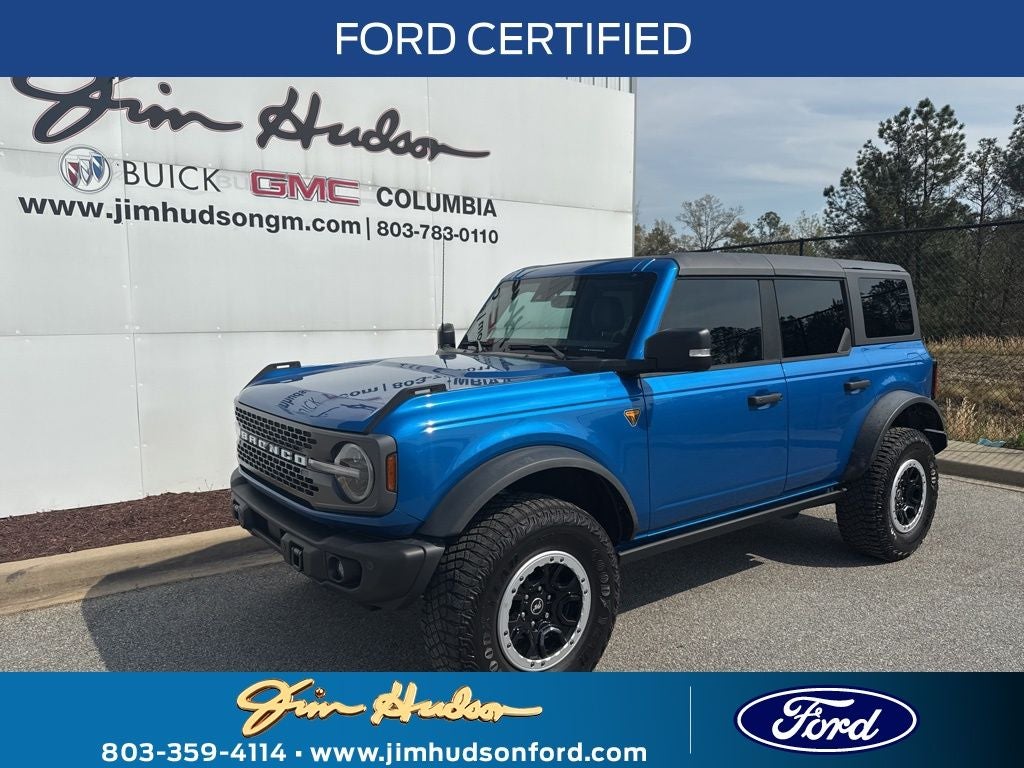2023 Ford Bronco Badlands CERTIFIED MID-HIGH PKG SASQUATCH