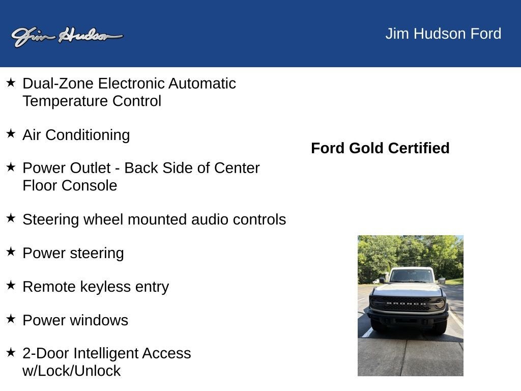 2024 Ford Bronco Badlands FORD CERTIFIED MID PACKAGE CO PILOT 360