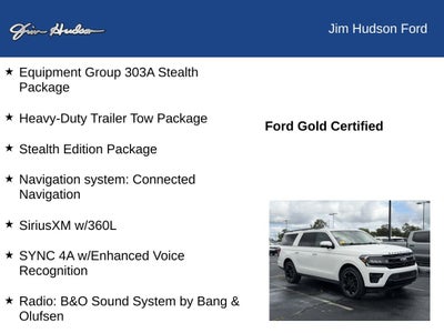 2023 Ford Expedition Max Limited CERTIFIED STEALTH PACKAGE