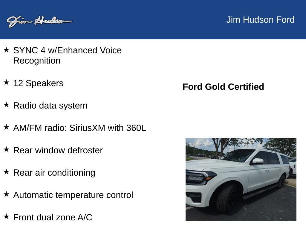 2024 Ford Expedition Max Limited FORD CERTIFIED STEALTH PACKAGE