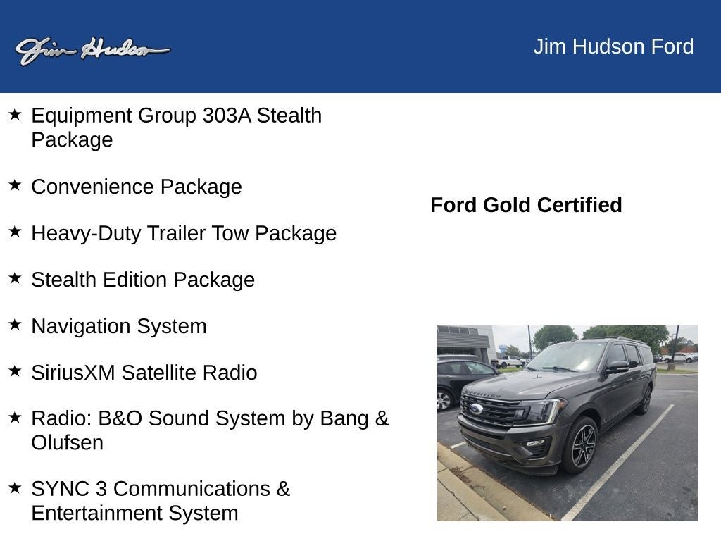 2021 Ford Expedition Max Limited CERTIFIED STEALTH PACKAGE 2ND ROW BUCKETS
