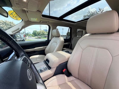 2024 Ford Expedition Limited CERTIFIED 2ND ROW BUCKETS PANO ROOF