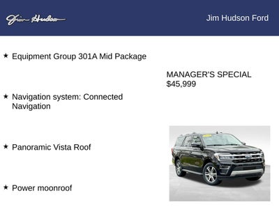 2024 Ford Expedition Limited CERTIFIED CAPTAIN CHAIRS PANO ROOF