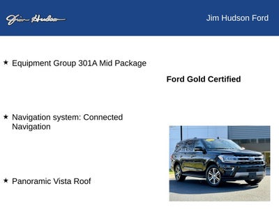 2024 Ford Expedition Limited CERTIFIED 2ND ROW BUCKETS PANO ROOF