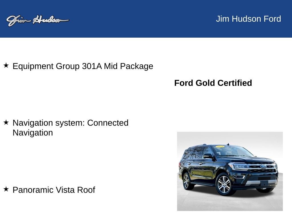 2024 Ford Expedition Limited CERTIFIED 2ND ROW BUCKETS PANO ROOF