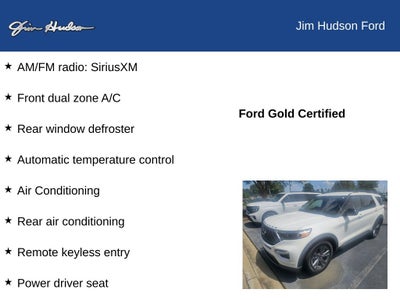 2022 Ford Explorer XLT FORD CERTIFIED NAVI CO PILOT 360 SPORT PACKAGE