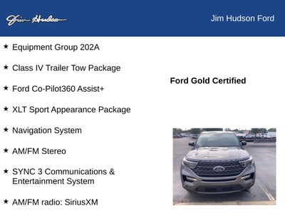 2024 Ford Explorer XLT GOLD CERTIFIED PANO ROOF 2ND ROW BUCKETS