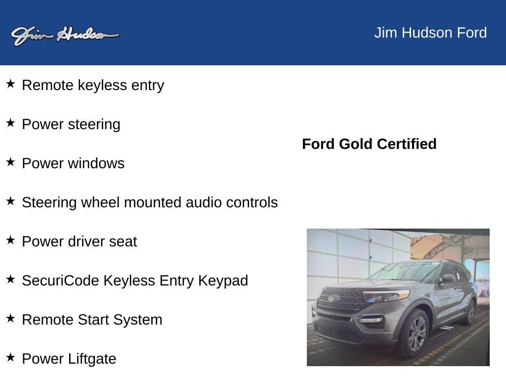2023 Ford Explorer XLT CERTIFIED CO PILOT 360 NAVI ADAPT CRUISE