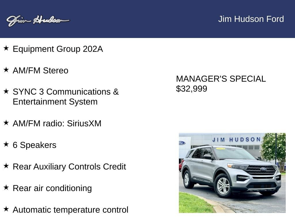 2023 Ford Explorer XLT CERTIFIED 3RD ROW SEATING