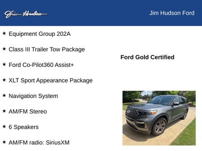 2021 Ford Explorer XLT CERTIFIED PANO ROOF NAVI