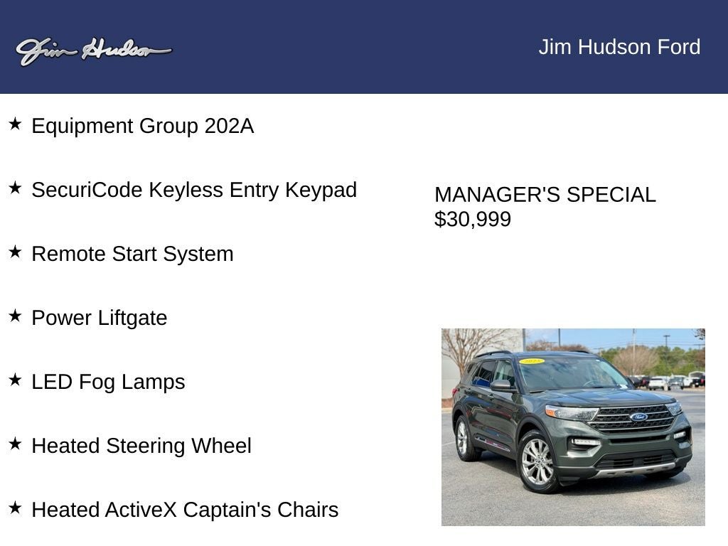 2023 Ford Explorer XLT GOLD CERTIFIED