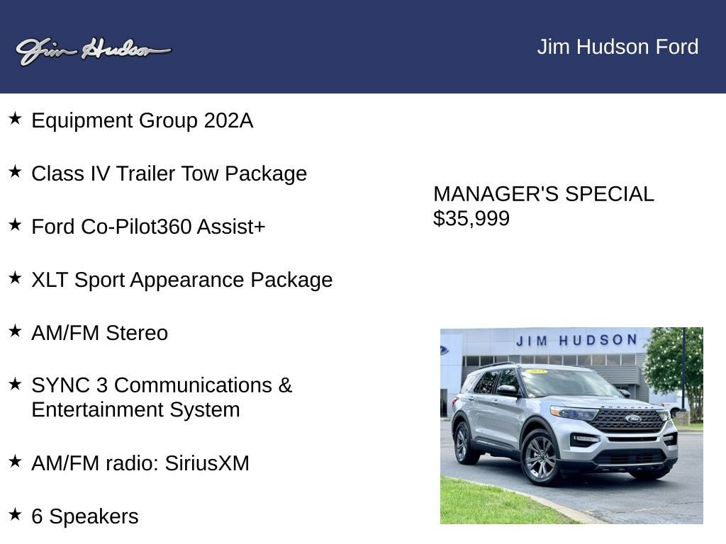 2023 Ford Explorer XLT CERTIFIED PANO ROOF CO PILOT 360 +