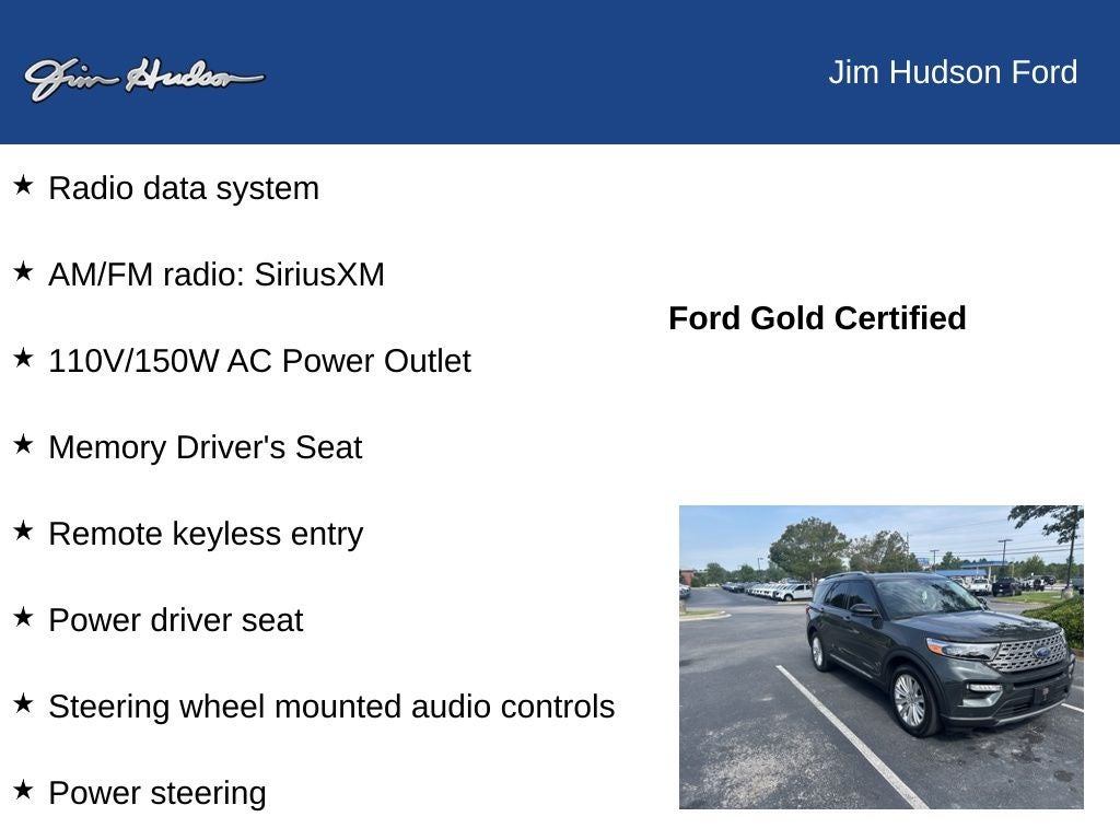 2024 Ford Explorer Limited CERTIFIED LOW MILES PANO ROOF TECH PACKAGE