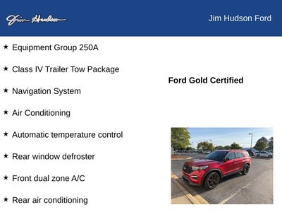 2023 Ford Explorer ST-Line CERTIFIED NAVI 2ND ROW BUCKETS