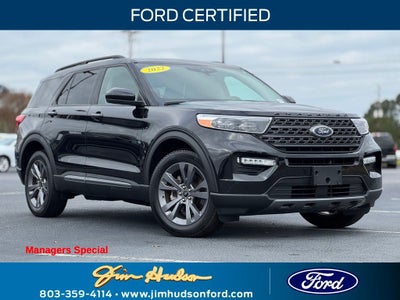 2022 Ford Explorer XLT CERTIFIED 2ND ROW BUCKETS PANO ROOF NAVI