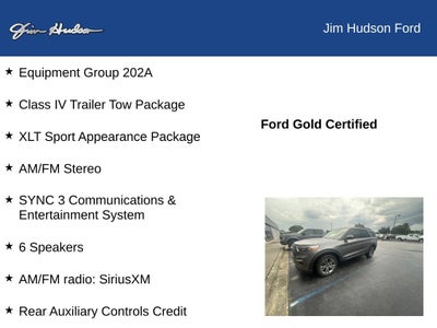 2022 Ford Explorer XLT FORD CERTIFIED 2ND ROW BUCKETS