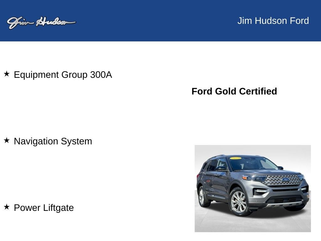 2023 Ford Explorer Limited GOLD CERTIFIED NAVI HEATED COOLED SEATS