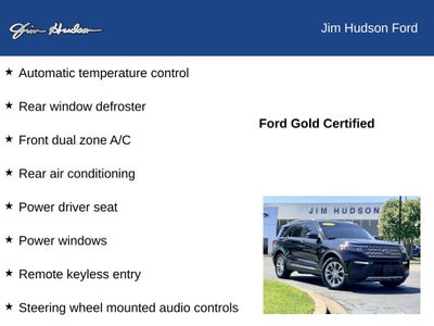 2021 Ford Explorer Limited CEETIFIED NAVI HEATED COOLED SEATS
