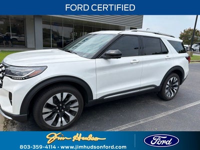 2025 Ford Explorer Platinum FORD CERTIFIED LUX LEATHER PANO ROOF