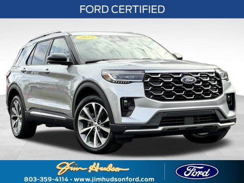 2025 Ford Explorer Platinum CERTIFIED ULTIMATE PACKAGE BLUE CRUISE LUX LEATHER