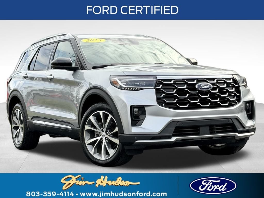 2025 Ford Explorer Platinum CERTIFIED ULTIMATE PACKAGE BLUE CRUISE LUX LEATHER
