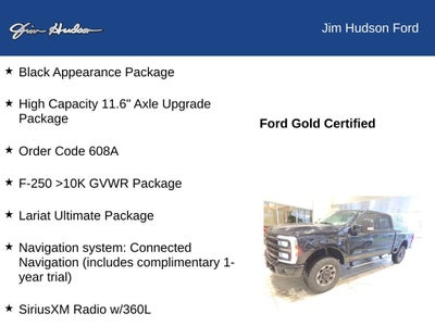 2024 Ford F-250SD Lariat TREMOR LARIAT ULTIMATE PACKAGE
