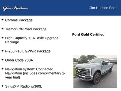 2024 Ford F-250SD King Ranch FORD CERTIFIED TREMOR PACKAGE