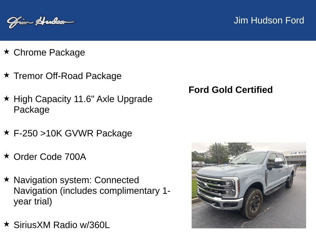2024 Ford F-250SD King Ranch FORD CERTIFIED TREMOR PACKAGE