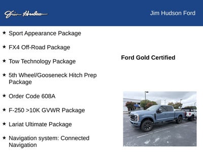 2023 Ford F-250SD Lariat FORD CERTIFIED ULTIMATE PKG TOW TECH PKG