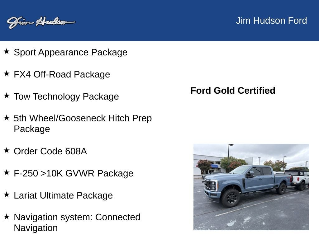 2023 Ford F-250SD Lariat FORD CERTIFIED ULTIMATE PKG TOW TECH PKG