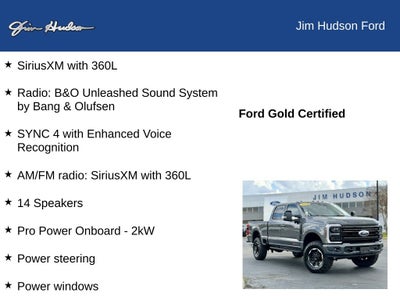 2026 Ford F-350SD Platinum TREMOR OFF ROAD PACKAGE