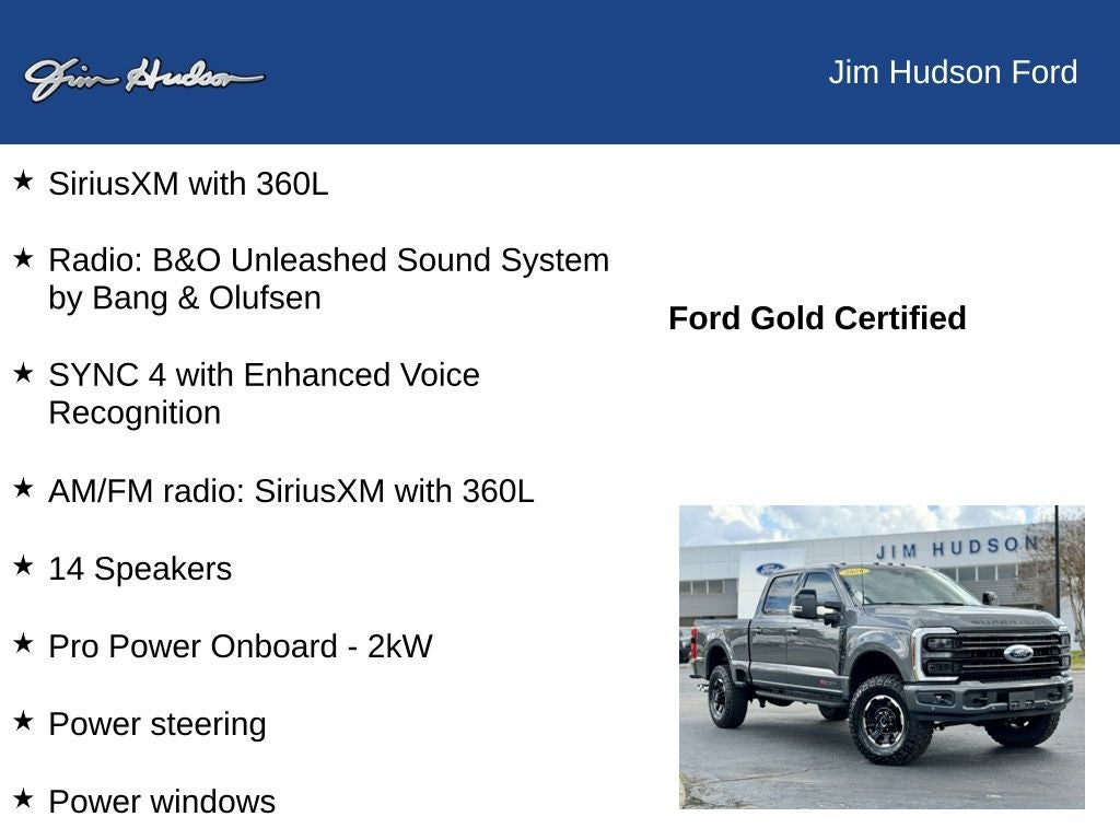 2026 Ford F-350SD Platinum TREMOR OFF ROAD PACKAGE