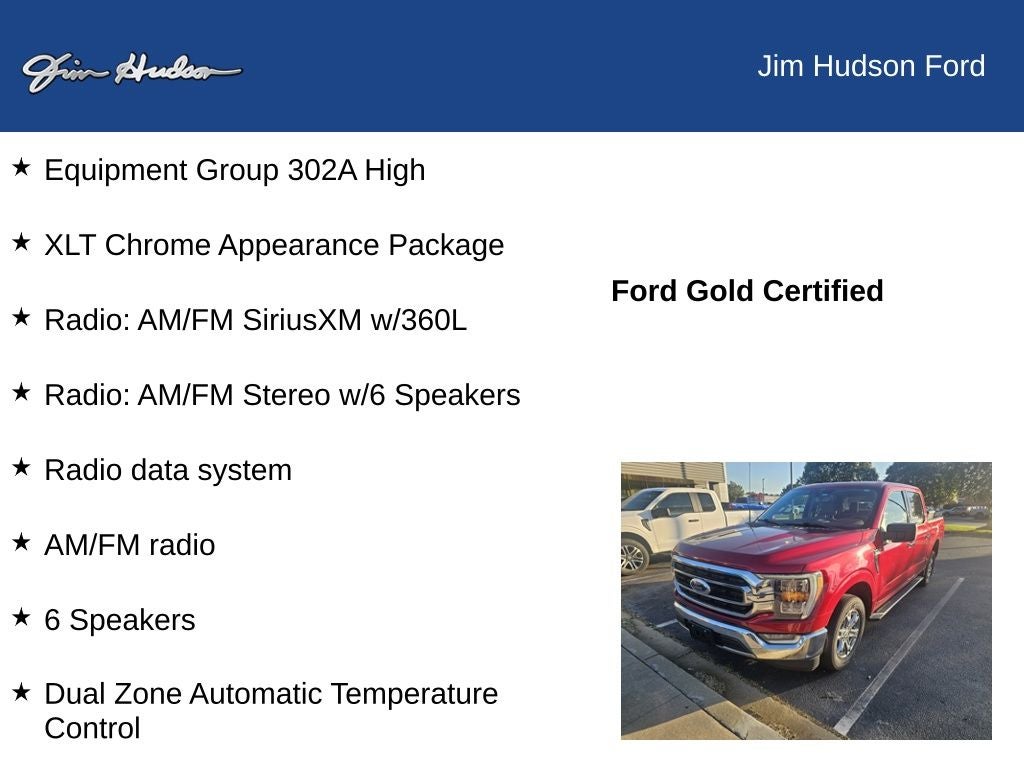 2021 Ford F-150 XLT CERTIFIED 5.0 V8