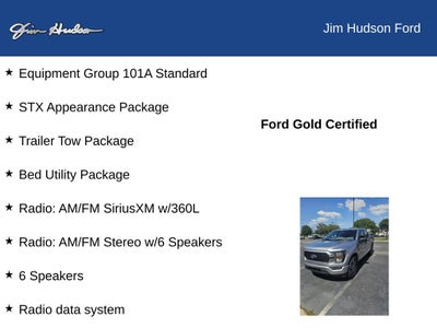 2023 Ford F-150 XL CERTIFIED STX TRAILER TOW PACKAGE